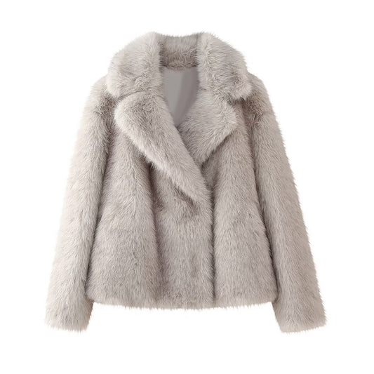 Frenchy Woman Faux Fur Coat