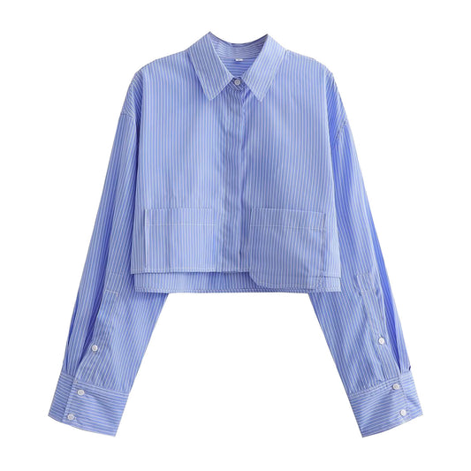 French-Pocket Mini Shirt